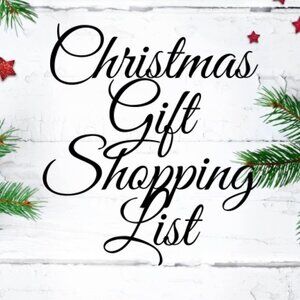 CHRISTMAS GIFT SHOPPING TEMPLATES.  GRAB ONE OR TWO AND PLEASE SHOP MY CLOSET!